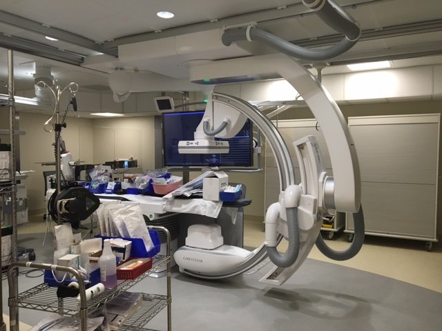 electrical work completed at NCH Cath Lab