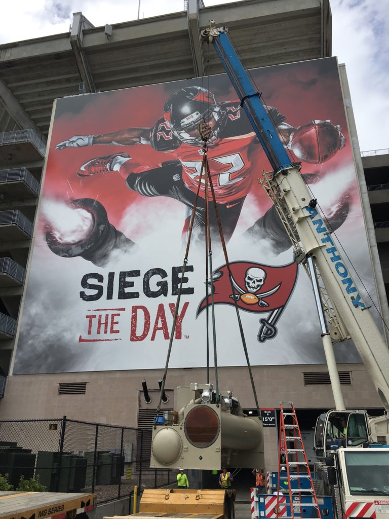 mechanical services done at Raymond James Stadium